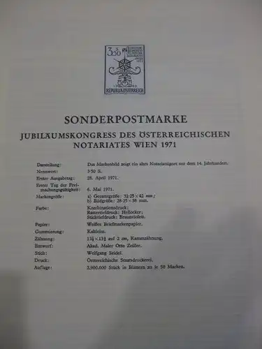 Österreich Amtlicher Schwarzdruck SD der Post: Intern. Handelskammer