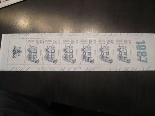 Frankreich Markenheft MH Tag der Briefmarke 1987
