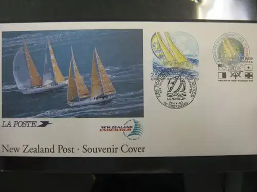 New Zealand Souvenir Cover  - Round The World Yacht Race