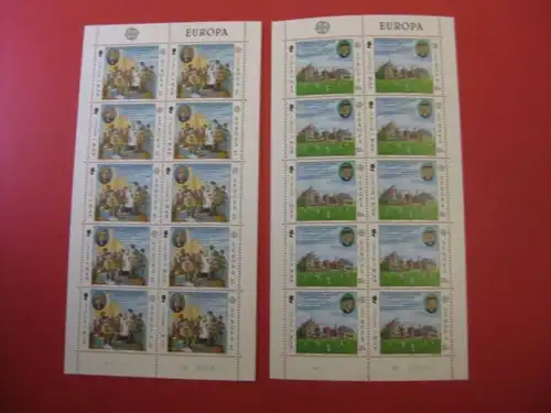 CEPT EUROPA-UNION Kleinbogen Großbritannien - Isle of Man 1980 