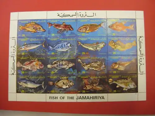 Kleinbogen Fische 
Fish of the Jamahiriya