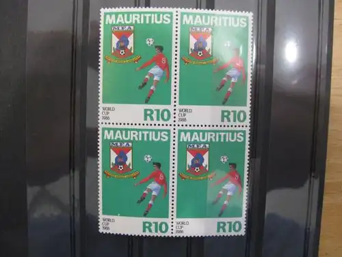Ausgabe zur Fußball-WM 1986 in Mexiko: 
Mauritius