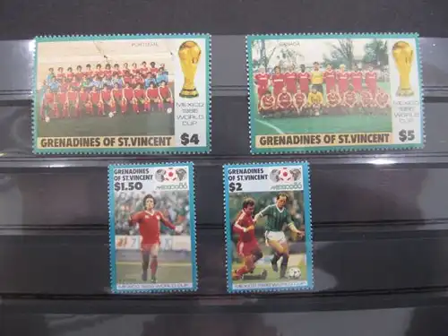 Ausgabe zur Fußball-WM 1986 in Mexiko: 
Grenadines of St. Vincent