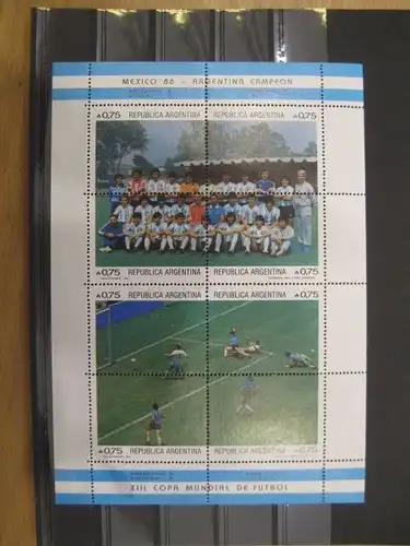 Ausgabe zur Fußball-WM 1986 in Mexiko: 
Argentinien