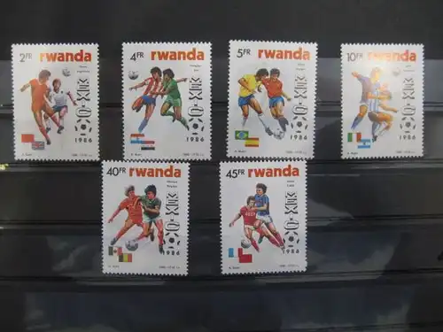Ausgabe zur Fußball-WM 1986 in Mexiko: Rwanda