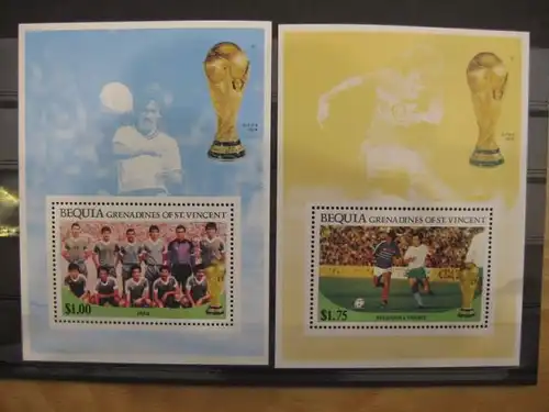 Ausgabe zur Fußball-WM 1986 in Mexiko: Bequia Grenadines of St. Vincent