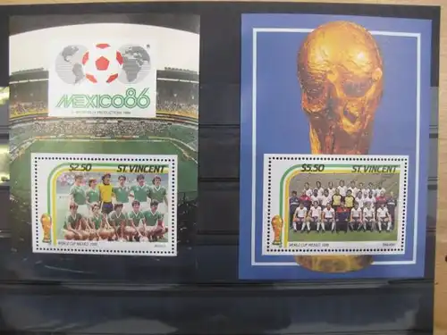 Ausgabe zur Fußball-WM 1986 in Mexiko:  St. Vincent