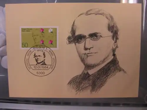 Maximumkarte Bundesrepublik Deutschland :
 Gregor Mendel