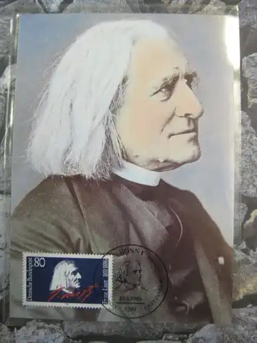 Maximumkarte MK Bundesrepublik Deutschland: Franz Liszt