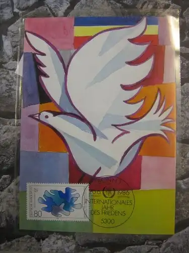 Maximumkarte MK Bundesrepublik Deutschland: Jahr des Friedens