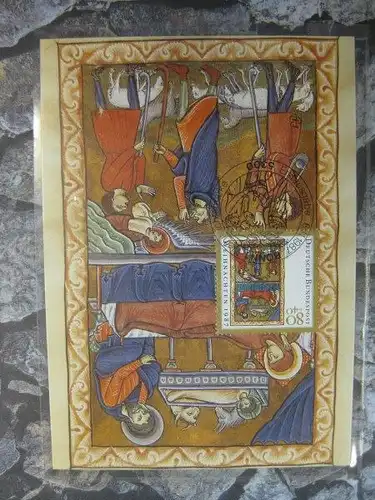 Maximumkarte Bundesrepublik Deutschland :
 Weihnachten 1987, Weihnachtsmarke