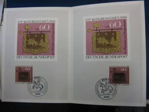 Gedenkkarte, Erinnerungskarte:
Tag der Briefmarke 1980