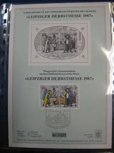 DDR Schwarzdruck: Leipziger Herbstmesse 1987