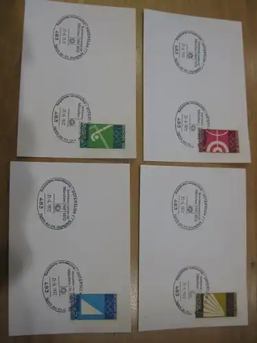 Stempelkarte mit Sonderstempel: Gütersloh; Spiele der XX.  Olympiade 1972