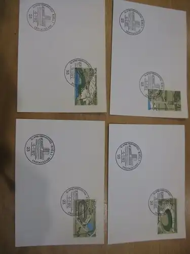 Stempelkarte mit Sonderstempel: Kiel, Ersttagsstempel Olympiamarken