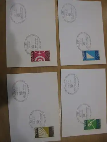 Stempelkarte mit Sonderstempel: Bremerhaven, Spiele der XX. Olympiade