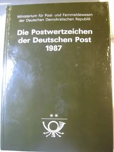 Jahreszusammenstellung der Deutschen Post DDR 1987, Die Postwertzeichen der Deutschen Post