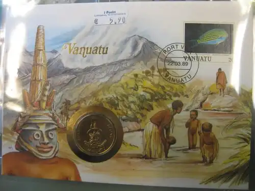 Numisbrief Vanuatu