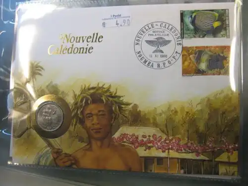 Numisbrief Neu Kaledonien Nouvelle Caledonie