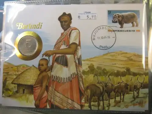 Numisbrief Burundi