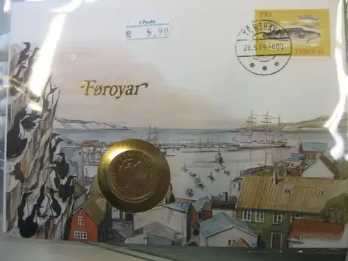 Numisbrief Dänemark-Foroyar, Färör, Färöer