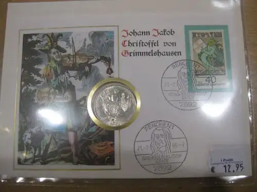 Numisbrief, Münzbrief Bundesrepublik Deutschland: Grimmelshausen