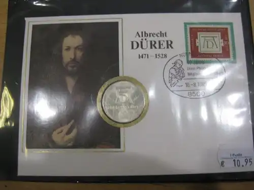 Numisbrief, Münzbrief Bundesrepublik Deutschland: Albrecht Dürer