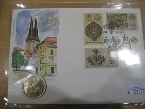 DDR Numisbrief 750 Jahre Berlin
