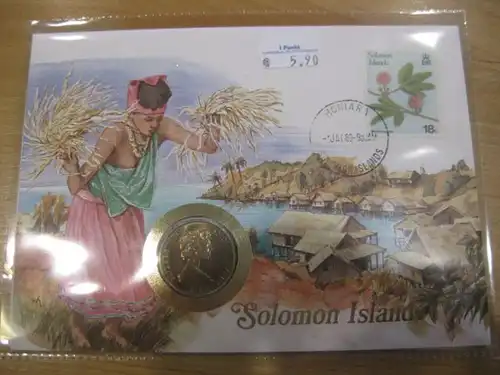 Numisbrief Münzbrief Münzenbrief: Solomon Islands