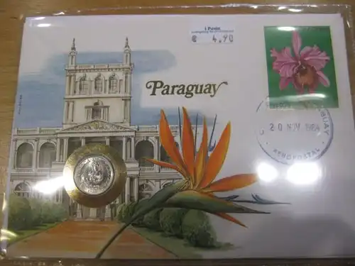 Numisbrief Münzbrief Münzenbrief: Paraguay