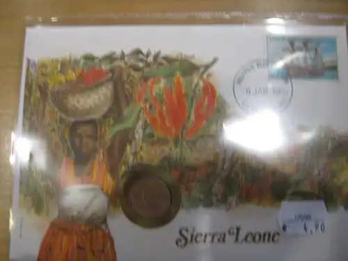 Numisbrief Münzbrief Münzenbrief: Sierra Leone