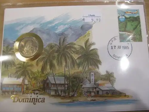 Numisbrief Münzbrief Münzenbrief: Dominica