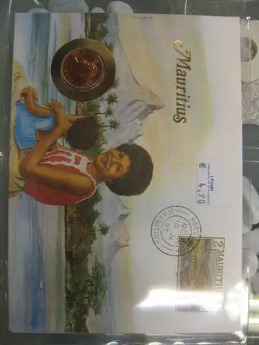 Numisbrief Münzbrief Münzenbrief: Mauritius