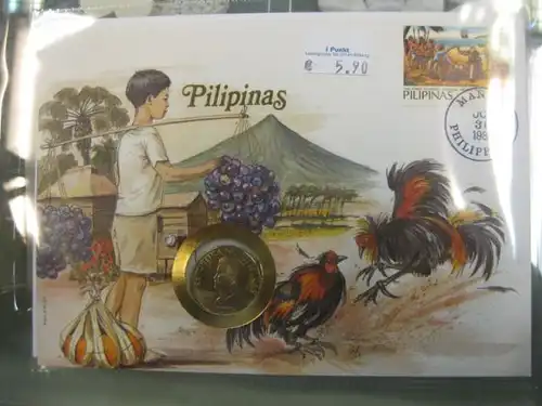 Numisbrief Münzbrief Münzenbrief: Philippinen