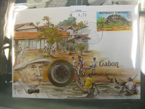 Numisbrief Münzbrief Münzenbrief: Gabun Gabon
