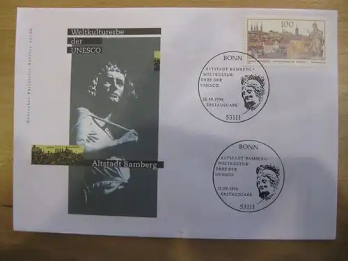Ersttagsbrief Künstler- Ersttagsbrief FDC der Deutsche Postphilatelie:Altstadt Bamberg