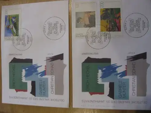 Ersttagsbrief Künstler- Ersttagsbrief FDC der Deutsche Postphilatelie: Malerei in Deutschland