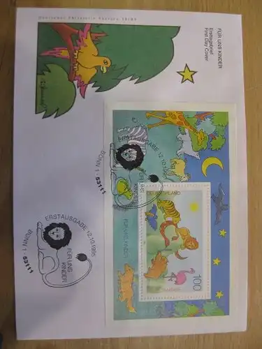 Ersttagsbrief Künstler- Ersttagsbrief FDC der Deutsche Postphilatelie:Für uns Kinder