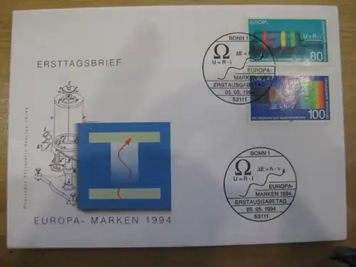 Ersttagsbrief Künstler- Ersttagsbrief FDC der Deutsche Postphilatelie: EUROPA-Marken 1994