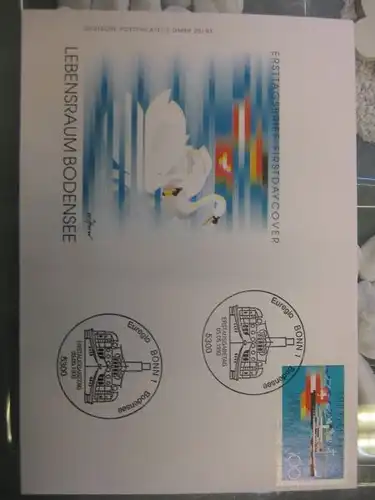 Ersttagsbrief Künstler- Ersttagsbrief FDC der Deutsche Postphilatelie: Bodensee , EUREGIO