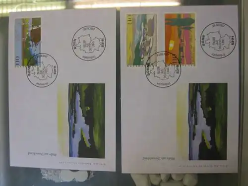 Ersttagsbrief Künstler- Ersttagsbrief FDC der Deutsche Postphilatelie: Landschaften