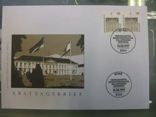 Ersttagsbrief Künstler- Ersttagsbrief FDC der Deutsche Postphilatelie: Sehenswürdigkeiten 