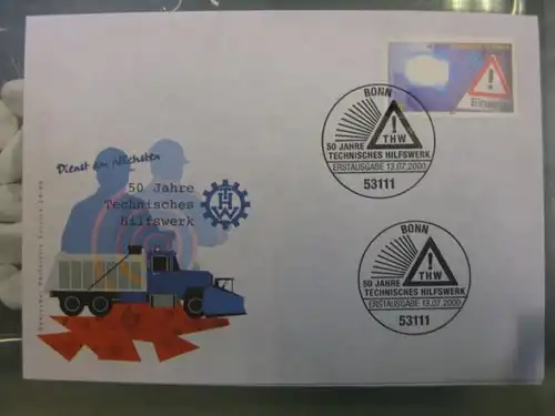 Ersttagsbrief Künstler- Ersttagsbrief FDC der Deutsche Postphilatelie: THW