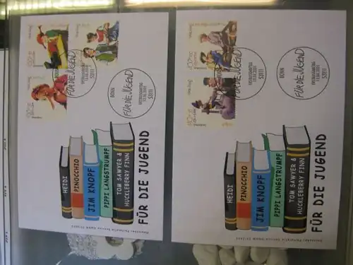 Ersttagsbrief Künstler- Ersttagsbrief FDC der Deutsche Postphilatelie: Für die Jugend 2001 Jugendmarken