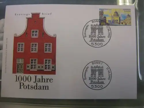 Ersttagsbrief Künstler- Ersttagsbrief FDC der Deutsche Postphilatelie: Potsdam