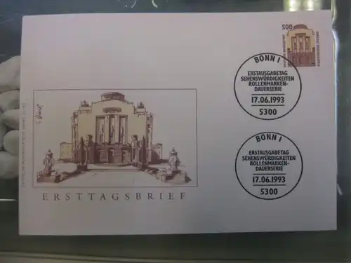 Ersttagsbrief Künstler- Ersttagsbrief FDC der Deutsche Postphilatelie: Sehenswürdigkeiten
