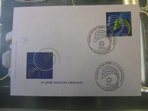Ersttagsbrief Künstler- Ersttagsbrief FDC der Deutsche Postphilatelie: Krebshilfe