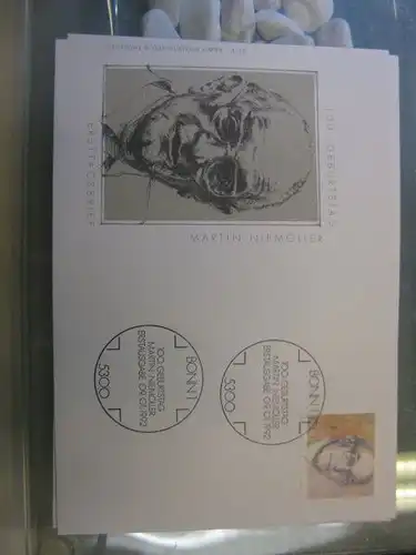 Ersttagsbrief Künstler- Ersttagsbrief FDC der Deutsche Postphilatelie: Niemöller