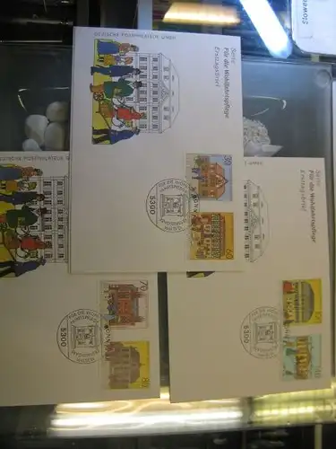 Ersttagsbrief Künstler- Ersttagsbrief FDC der Deutsche Postphilatelie: Wohlfahrtspflege Wohlfahrtsmarken 1991