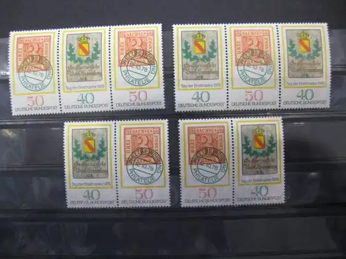 Zusammendrucke ZD Tag der Briefmarke 1978